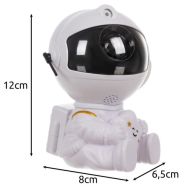 LED projektor hviezd astronaut - Izoxis 24329