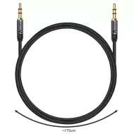 Audio kábel 3.5mm Jack (M) do 3.5mm Jack (M) 1,75m čierny Izoxis 18931