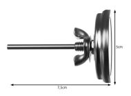 Teplomer do udiarne 0-250°C Kaminer