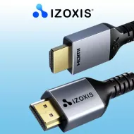 Kábel HDMI 2.1 High Speed, 8K 60Hz, 2m čierny Izoxis 18929