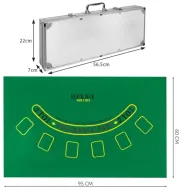 Poker set 500 žetónov v kufri Malatec 23529