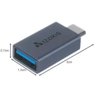 Adaptér OTG USB 3.0 USB TYPE-C Izoxis 18936