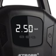 Kompresor 12V, 150PSI/10bar, 12W, LCD, čierna Xtrobb 21866