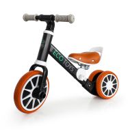 Balančné kolo - trojkolka, jazdecký bicykel s pedálmi 2v1 čierne ECOTOYS