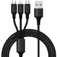 Nabíjačka do auta, 4 konektory USB, Quick Charge + kábel MicroUSB, Lighting, USB-TYP C Xtrobb 19907