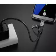 Adaptér OTG Micro USB 2.0 USB Type-C so šnúrkou Izoxis 18933