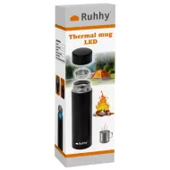 Termohrnček SMART LCD 500 ml čierny Ruhhy 23261