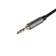 Audio kábel 3.5mm Jack (M) do 3.5mm Jack (M) 1,75m čierny Izoxis 18931