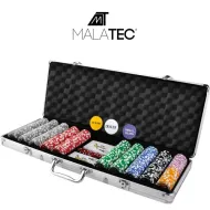 Poker set 500 žetónov v kufri Malatec 23529