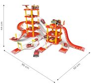 Veľká garáž, požiarna zbrojnica, 4 poschodia, čerpacia stanica, 100 prvkov