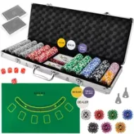 Poker set 500 žetónov v kufri Malatec 23529