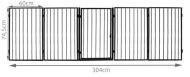 Zábrana ku krbu 300cm Kaminer BK-2961