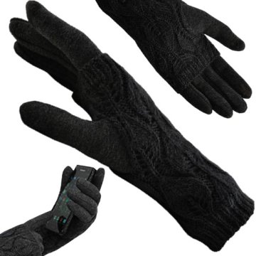 Zimné rukavice na dotykové displeje 2v1 čierne…