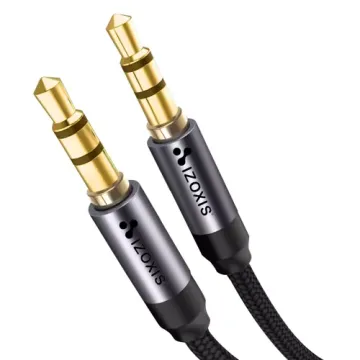 Audio kábel 3.5mm Jack (M) do 3.5mm Jack (M) 1,75m čierny Izoxis 18931